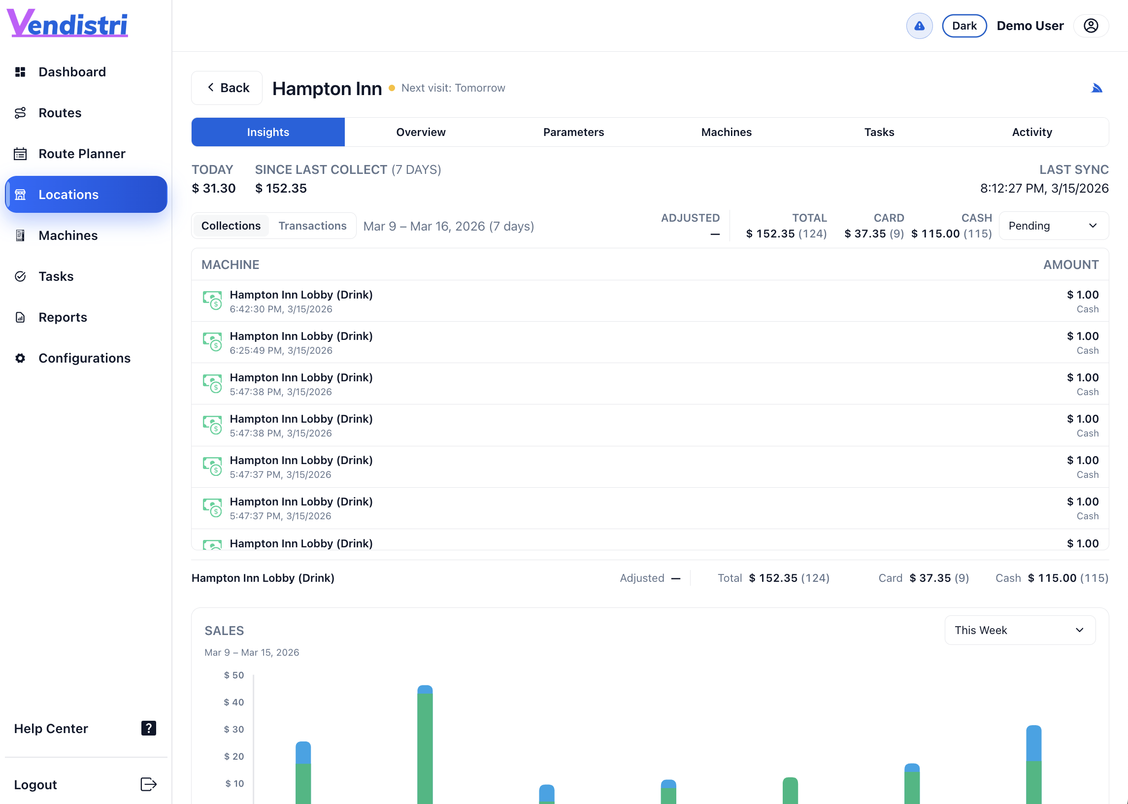 Machine analytics preview