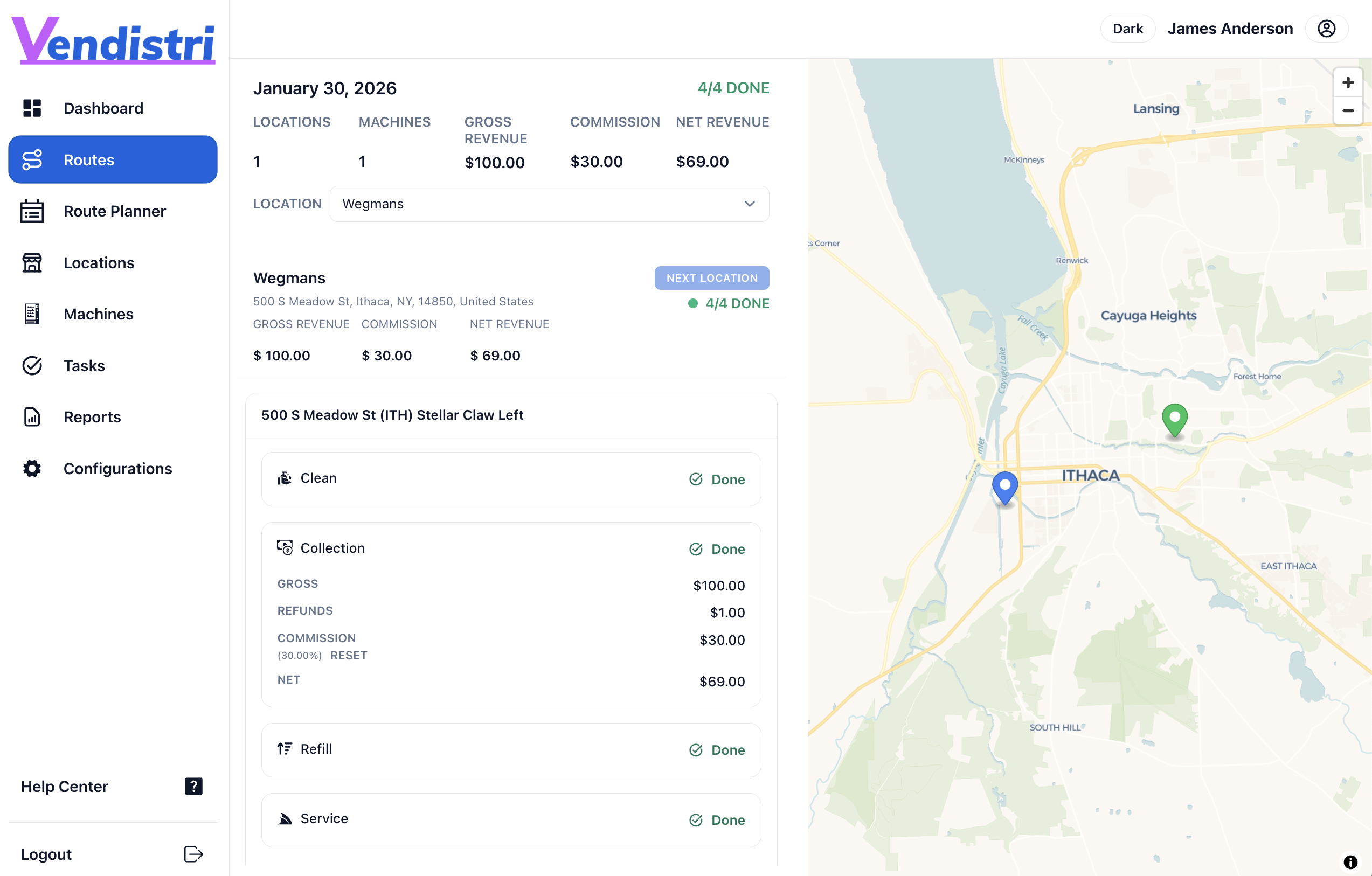 Route clarity preview